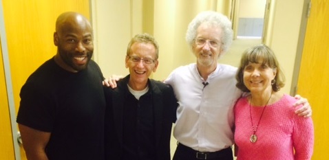 From Left: Anthony Evans, Tom Dean, Philip and Janet Yancey